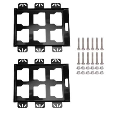 Imagem de Jiawu Placa de Montagem Packout, Base de Montagem de Caixa Ferramentas de 100 Libras, Montagems de Packout para Armazenamento de Ferramentas e Siste ma de Organização (meia Placa) (Preto)