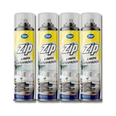 Imagem de Kit com 4 Limpa Estofados Spray 300ml Zip - ZIP MP