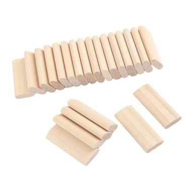 Imagem de POCREATION 50 Peças de Conjunto de Tenon de Dominó de Madeira 8x22x50mm Blocos de Dowel para Sistemas de Junta Acessórios de Montagem de Móveis Fabricação de Gabinetes Engenharia de