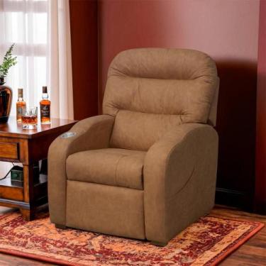 Imagem de Poltrona do Papai Reclinável King com Molas Sintético Facto - SOFA STO