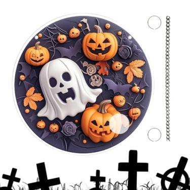 Imagem de Placa de Horror Para Porta Principal - Sinal De Acrílico Com Tema Assustador Para Decoração De Porta,Design Gótico Para Pendurar em Cenários de Casa Assombrada Cerca Varanda Lareira Parede Quarto