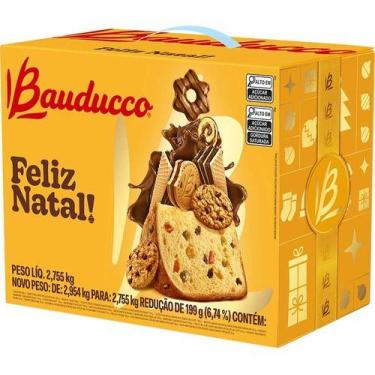 Imagem de Cesta De Natal Bauducco Grande 20 Itens Presente Ano Novo - Higipack