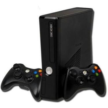 Imagem de Microsoft XBOX 360 Slim 3.0 500gb Standard Preto 100 Jogos + 2 Controles