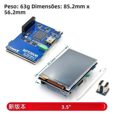 Imagem de Tela lcd hdmi usb de 3.5 polegadas, tela lcd real hd 1920x1080 py para