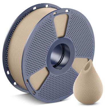 Imagem de SUNLU Filamento de impressora 3D Filamento PETG 1,75 mm, menos amarração boa camada adesão alta resistência, filamento PETG 1,75 ± 0,02 mm, carretel de 1 kg (1 kg), carvalho