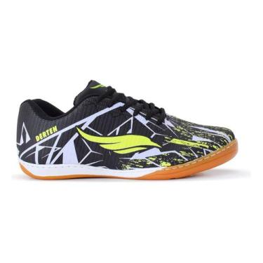 Imagem de Tênis Salão Chuteira Futsal Adulto Quadra Lisa Resistente Costurada Or