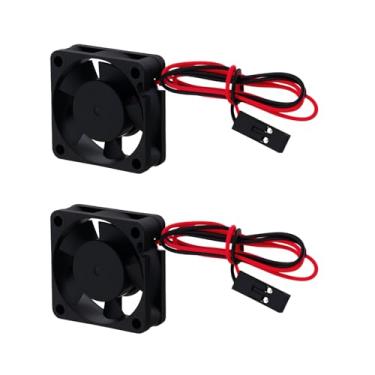 Imagem de NMNRC 2Pcs Plastic 30mm RC Car Brushless Motor ESC Cooling Fan Heatsink Compatible with 1/10 1/12 1/8 HSP HPI Wltoys Himoto Tamiya Redcat Upgrades Parts