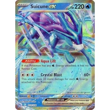 Imagem de Pokemon – Suicune ex 010/034 CLB - Trading Card Game Classic – Holo Foil – Single Card
