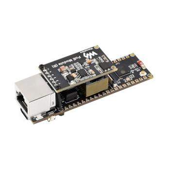 Imagem de Placa de desenvolvimento Ethernet ESP32-S3, suporta Wi-Fi e Bluetooth, 10/100Mbps RJ45 ETH Port Ethernet, processador Dual Core de 240 MHz, porta tipo C integrada e slot para cartão TF, com módulo PoE