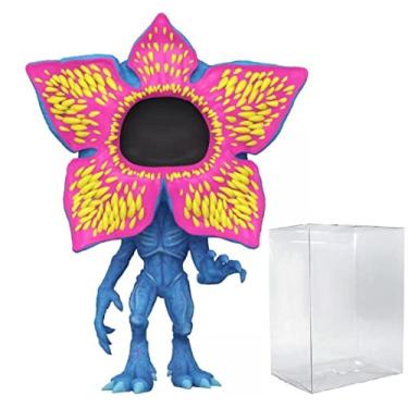 Imagem de POP Stranger Things - Blacklight Demogorgon Funko Vinyl Figure (Bundled with Compatible Box Protector Case), Multicolored, 3.75 inches