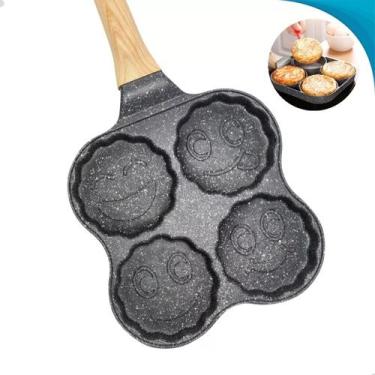 Imagem de Frigideira 4 Partições Antiaderente Para Omelete E Bacon Oficial - ZON
