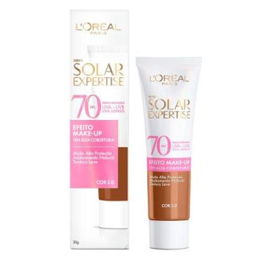 Imagem de Protetor Solar Facial L'Oréal Solar Expertise FPS 70 Efeito Make UP Co