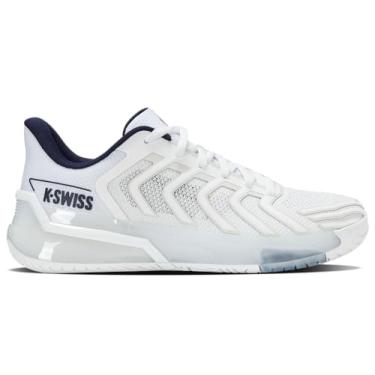Imagem de K-Swiss Tênis masculino Ultrashot 4, Branco/Pavão, 41