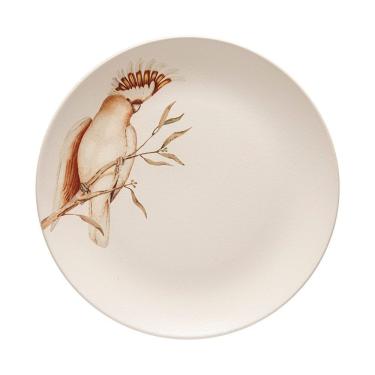 Imagem de Prato Raso Copa E Cia Aquarelle Em Cerâmica Cacatua