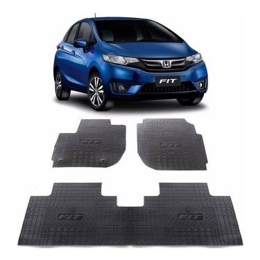 Imagem de Jogo Tapete Interno Reforçado Honda New Fit 2015 E 2016