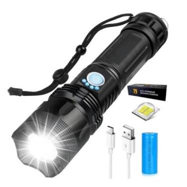 Imagem de Lanterna Tática Led Recarregável T9 2990000 Lumens Potente - Global