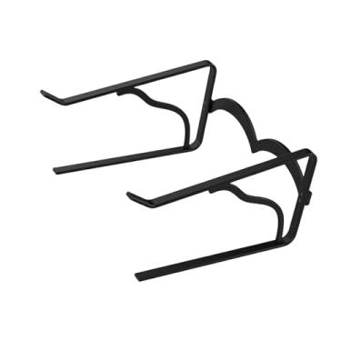 Imagem de FVDPWYE Suporte para laptop, suporte resistente, ergonômico, estável, ventilado, com refrigeração, preto, para notebook portátil de 18 polegadas, Preto