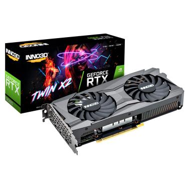 Imagem de Placa de Video INNO3D Geforce RTX 3060 TWIN X2 12GB GDDR6 192-BIT N30602-12D6-119032AH