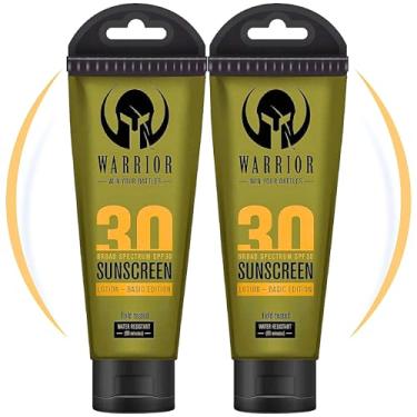 Imagem de WARRIOR – VENÇA SUAS BATALHAS - Loção de proteção solar FPS 30 – Loção corporal resistente à água e suor com FPS – Fórmula não mineral, apresentação camuflada, protetor solar de amplo espectro FPS 30