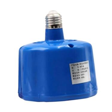 Imagem de Generic Lâmpada de aquecimento para aves, suprimentos para animais de estimação com temperatura ajustável, presentes de economia de energia, acessórios, Azul