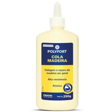 Imagem de Cola Madeira Amarela 250g Polyfort - Pulvitec