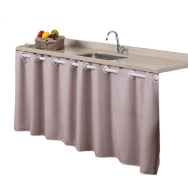 Imagem de Cortina Oxford para Sala e Quarto, 2,80M x 1,70M, Tecido Liso 100% Poliéster, 18 Ilhós, Cor Lisa (LILÁS)