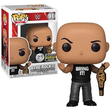 Imagem de Funko POP! WWE: The Rock with Championship Belt EE Exclusive