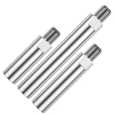 Imagem de DJAPWPX - Haste de extensão de esmerilhadeira angular de aço com design de rosca versátil e precisa alavanca adaptadora de máquina de polir eixo de extensão rotativa engrossado para polidor de