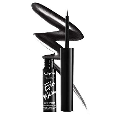 Imagem de NYX PROFESSIONAL MAKEUP Epic Wear Liner líquido metálico, delineador impermeável de longa duração - metal preto