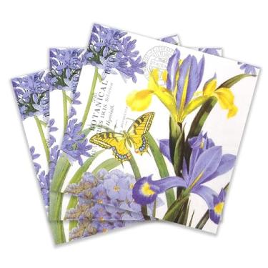 Imagem de Zelten Guardanapos de festa de papel colorido, 20 unidades chiques gastos para casamento, interior, festa de chá, decoupage, íris siberiana