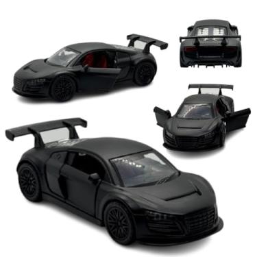 Imagem de Miniatura Carrinho Esportivo Carro de Ferro, Portas que Abrem, Preto