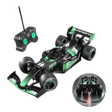 Imagem de Carrinho Formula 1 Controle Remoto Fumaça Simulada E Led - Drift Go Fo