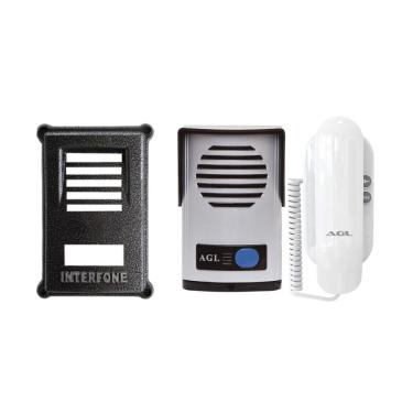 Imagem de Porteiro Eletrônico Residencial Agl P-10S + Protetor Agl