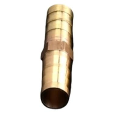 Imagem de BYYINGSUS Conexão de tubo de mangueira reta de latão igual a farpa 4 mm 5 mm 6 mm 8 mm 10 mm 12 mm 16 mm 19 mm 25 mm acoplador farpado a gás cobre adaptador conector