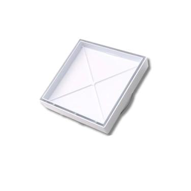 Imagem de Ralo Essencial Guvi 15x15 Grelha Invisível Coletor (Branco)