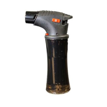 Imagem de Maçarico de Mesa, Preto, Acendimento Automático, Recarregável com Gás Butano