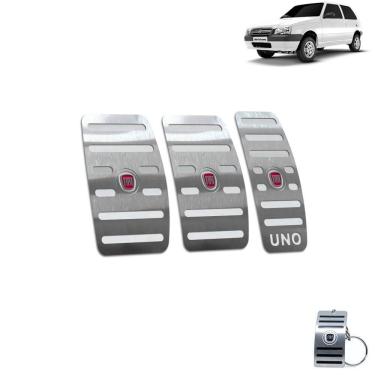Imagem de Pedaleira Manual Fiat Uno 2004 Até 2011 Aço Inox