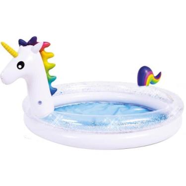 Imagem de Piscina 65L Unicornio Glitter RING Poo - Jilong
