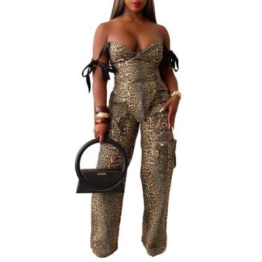 Imagem de Conjunto de roupas Molilove Sexy de 2 peças para mulheres com blusa e 