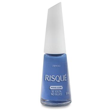 Imagem de Esmalte Risqué Cremoso Nova Cor Se Solta no Blues 8ml