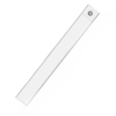 Imagem de Arandela de Parede em Formato de Barra, Luminária com Sensor de Movimento, Sem Fio e Recarregável para Interior de Portas e Armários(1,60CM | BRANCO)