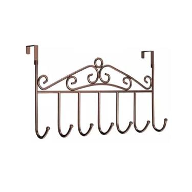 Imagem de Cabideiro ganchos para pendurar atrás da porta, cabides de roupas, prateleiras de armazenamento de roupas, cabides de chapéu de parede, ganchos de armazenamento de parede para cabides de parede