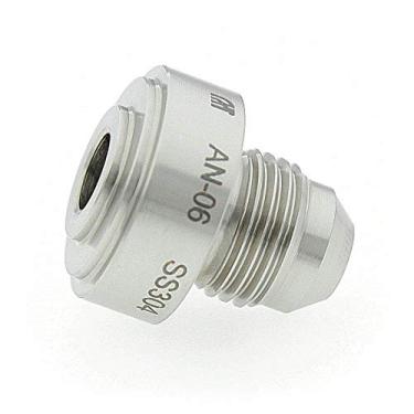 Imagem de 6AN Aço Inoxidável 304 Macho Flare Solda no Bung Montagem Montagem Soldável ao Tanque de Óleo Combustível AN6 JIC-6 AN (9/16-18) Conector Adaptador de Mangueira de Bico de Rosca