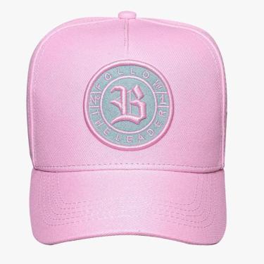 Imagem de Boné Blck Logo Suede Follow Unissex - Rosa e Verde Água-Feminino