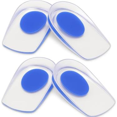 Imagem de Kit 2 Pares Palmilha Calcanheira De Gel Silicone Protetora de Calcanhar Calçado Sapato Conforto e Alívio de Dor Calcanheira Em Gel Para Esporão De Calcâneo E Esporte Anti Impacto Linha Premium
