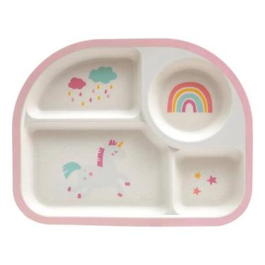 Imagem de Prato Com Divisórias Magic Unicórnio - Buba