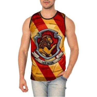 Imagem de Camiseta Regata Harry Potter Grifinória  Ref:109 - smoke, Preto, PP