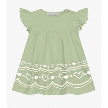 Imagem de Vestido Infantil em Cotton Leve Trick Nick Verde, G, Verde