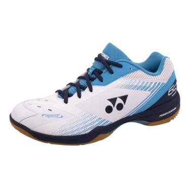 Imagem de Yonex Tênis de quadra Power Cushion 65 Z3 masculino para uso interno, Oceano branco/azul, 38