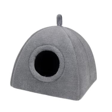 Imagem de Generic Cama para gato, casinha para cachorro, fofa, macia, antiderrapante, inverno, grossa, almofada para gato, para coelhos, filhotes, gatos, Cinza